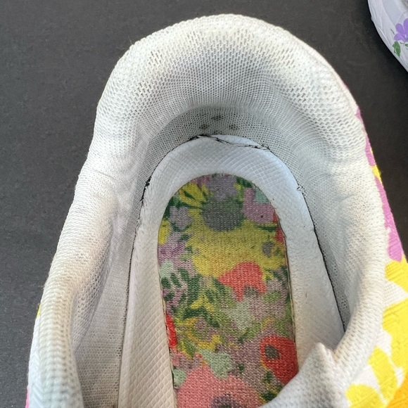 NOBULL Sneakers Women's Size 12 Floral Athletic Shoes - White and Multicolor - Picture 7 of 9